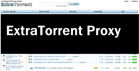 ExtraTorrent Proxy Sites To Unblock ExtraTorrent (Latest  .